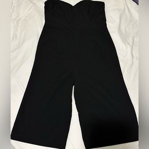 Free Press Black Strapless Romper size XL
